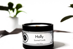 Holly Candle
